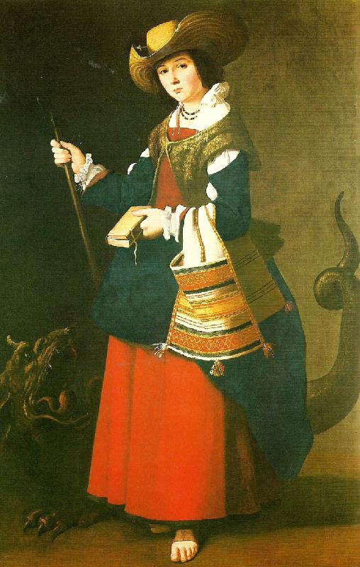Francisco de Zurbaran margarita china oil painting image